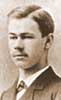 Herman Hollerith in una foto giovanile - fondatore della Tabulating Machine Company azienda dalla quale trarrà origine la IBM