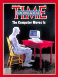 Copertina del periodico TIME che negli USA nomina il PC 'Uomo dell'anno' 1981